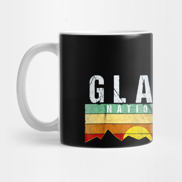 Glacier National Park Shirt - Camping Hiking by Jipan